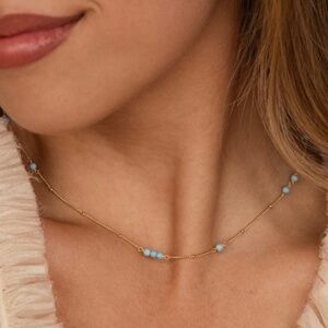 Turquoise Bead Necklace